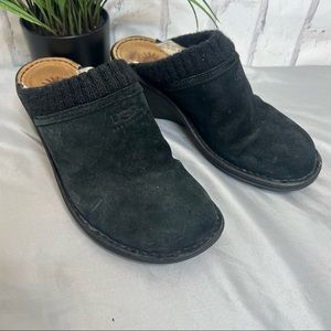 UGG | Black Suede Classic Slipper 8